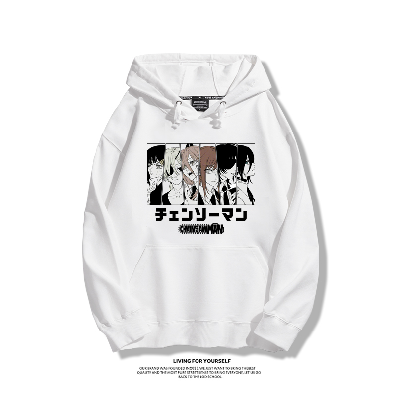 鏈鋸人新款 親子情侶男女款連帽衛衣