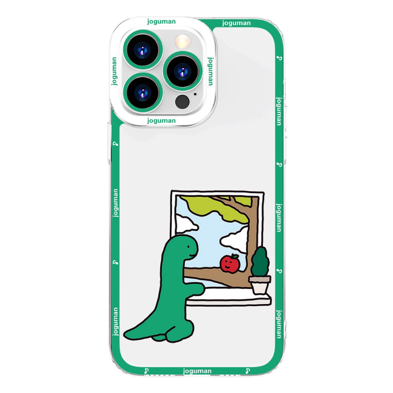 joguman小恐龍天使眼透明防摔軟殼