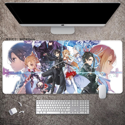 刀劍神域 主題桌墊 布質滑鼠墊