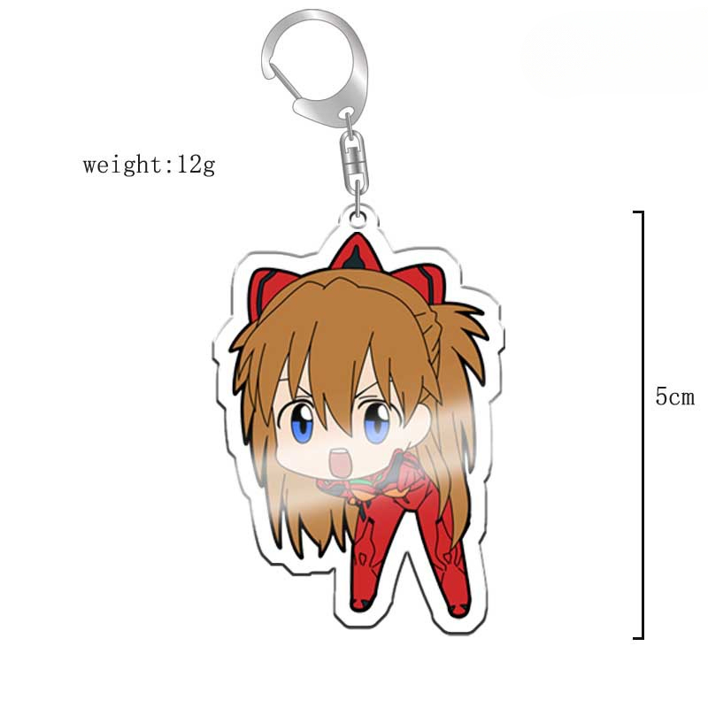 福音EVA綾波麗立牌動漫周邊亞克力鑰匙扣明日香真希波碇真嗣渚薰掛飾【單買三件起送】