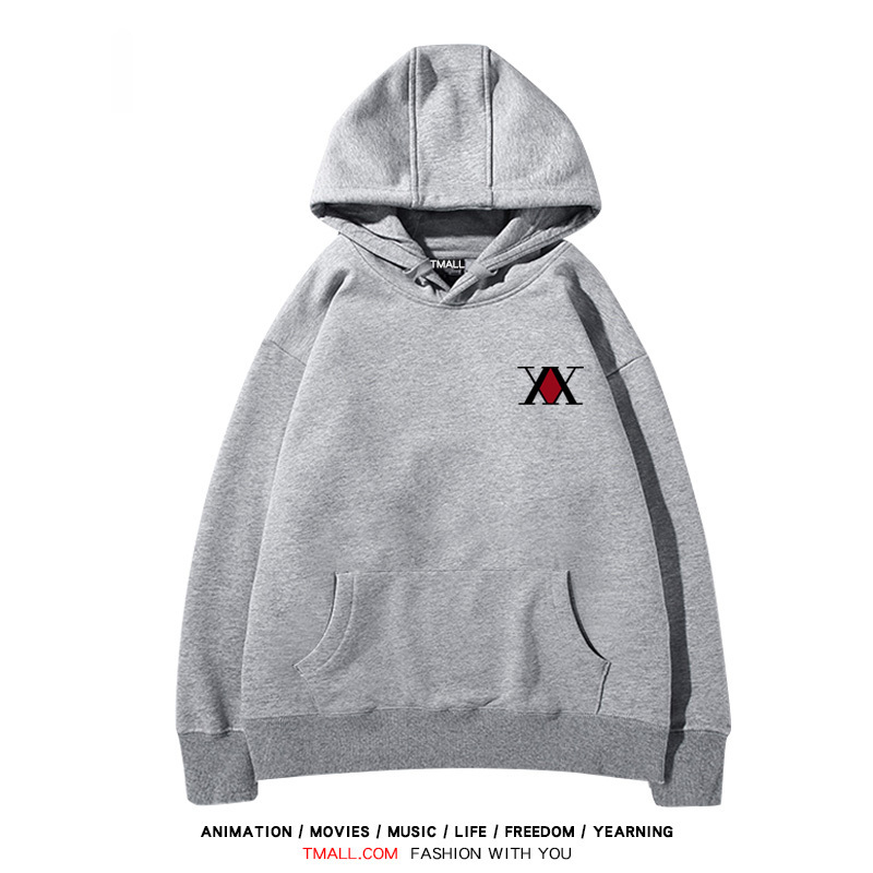 全職獵人 聯名衛衣2024秋冬新款親子情侶裝薄絨款連帽衛衣