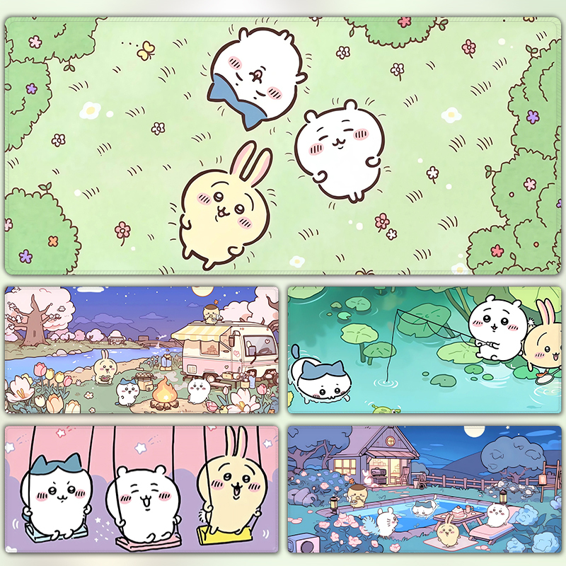 chiikawa電競超大遊戲加厚防滑鼠標墊