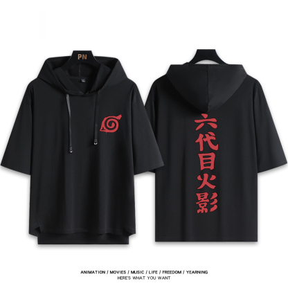 火影忍者 連帽短袖T恤