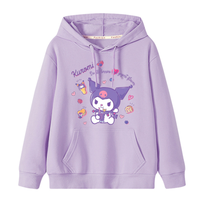 美樂蒂庫洛米 2025秋冬新款 親子情侶男女連帽衛衣