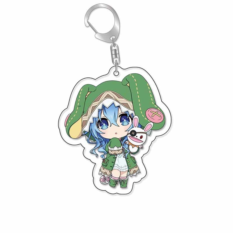 約會大作戰時崎狂三五河琴裏夜刀神天香四糸乃二亞亞力克鑰匙扣 掛飾【單買三件起送】