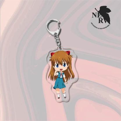 福音EVA綾波麗立牌動漫周邊亞克力鑰匙扣明日香真希波碇真嗣渚薰掛飾【單買三件起送】