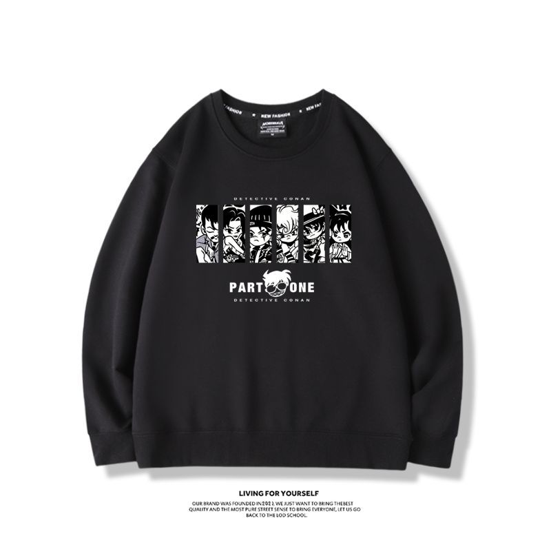 名偵探柯南2024親子情侶裝 圓領長袖