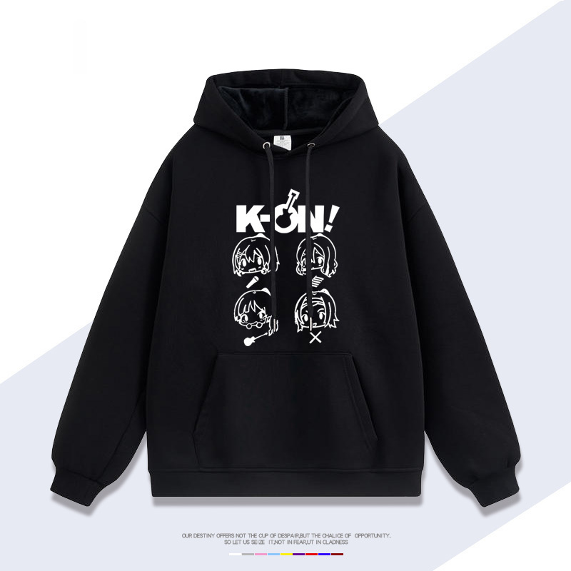 輕音少女K-ON 聯名衛衣2025秋冬新款 親子情侶裝連帽衛衣