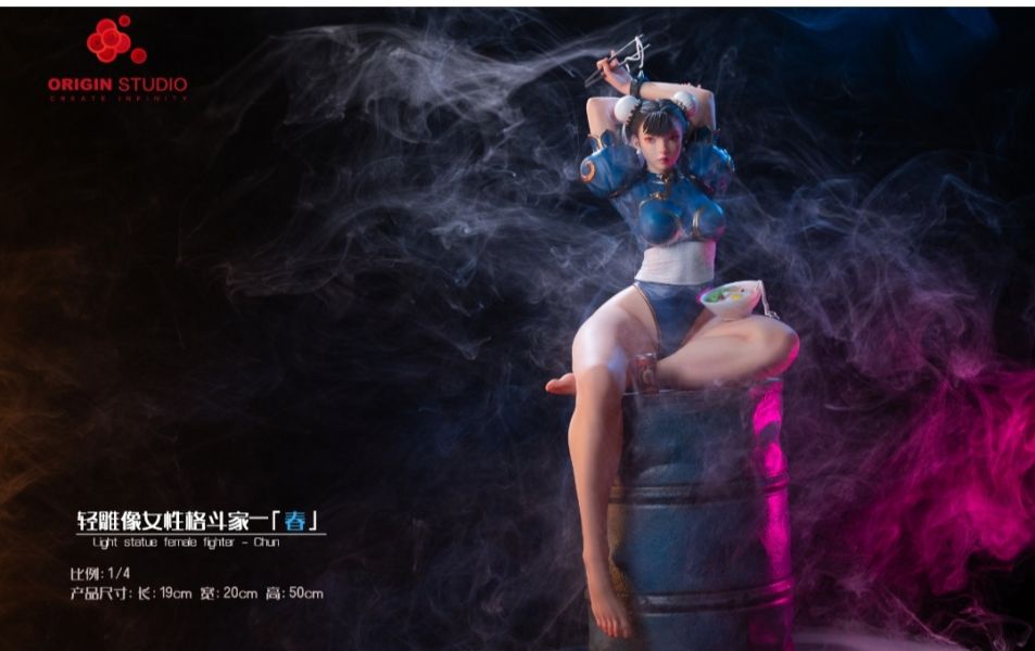 【預購】ORIGIN STUDIO 輕雕像女性格鬥家 春麗