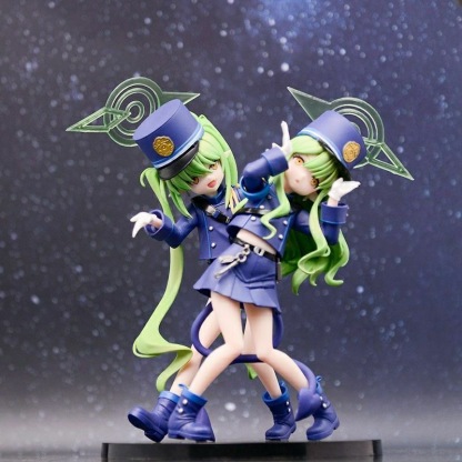學院雙子 橘希望&橘光之探頭美少女雕像