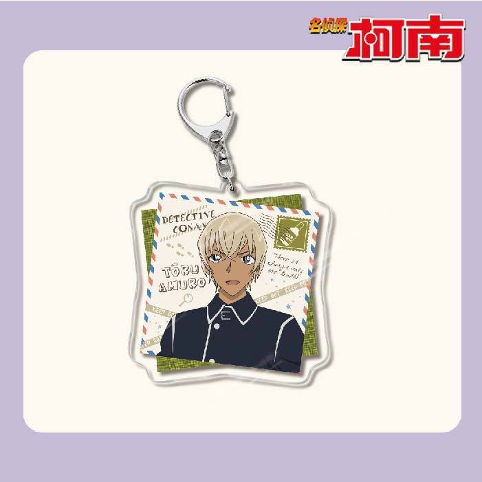 名偵探柯南周邊 灰原哀基德赤井秀一安室透世良真純亞克力鑰匙扣掛飾【單買三件起送】