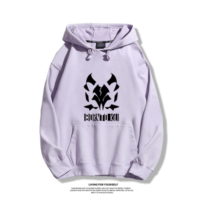 蔚藍檔案聯名衛衣2023秋冬新款親子情侶裝薄絨款連帽衛衣