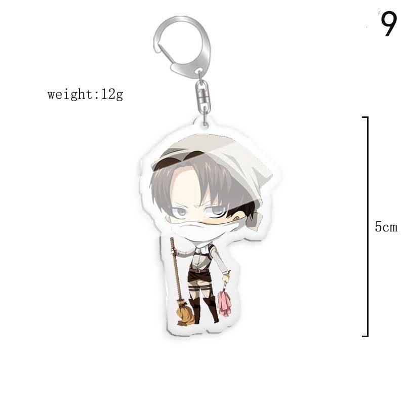 進擊的巨人調查兵團艾倫三笠阿明埃爾文利威爾韓吉萊納鑰匙扣掛飾【單買三件起送】