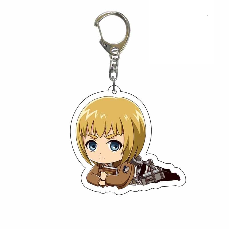 進擊的巨人調查兵團艾倫三笠阿明埃爾文利威爾韓吉萊納鑰匙扣掛飾【單買三件起送】