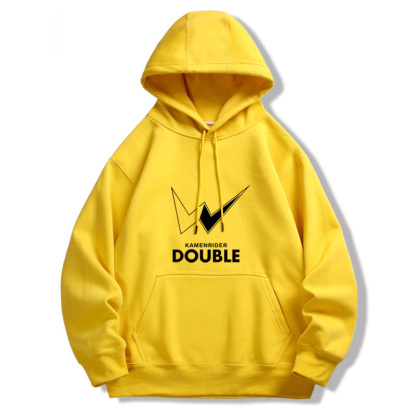 假面騎士 衛衣2024秋冬新款親子情侶裝薄絨款連帽衛衣