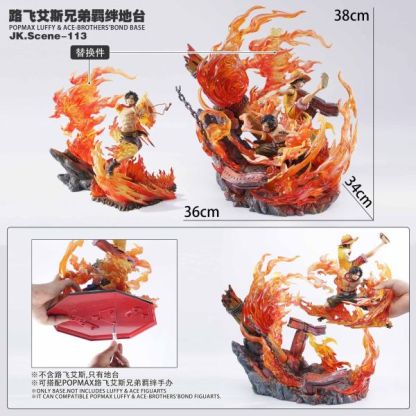 【預購】Jacksdo POPMAX魯夫艾斯兄弟羈絆地臺（不含人物）