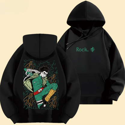 火影忍者 2024秋冬新款親子情侶裝薄絨款連帽衛衣