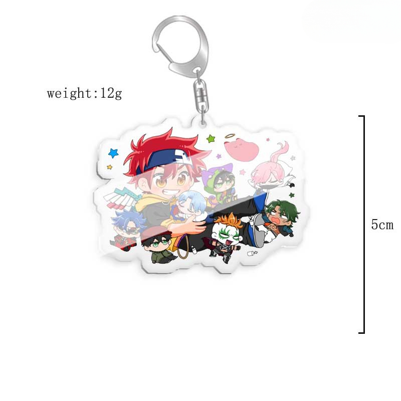 無限滑板喜屋武歷亞克力鑰匙扣掛飾雙面透明 【單買三件起送】