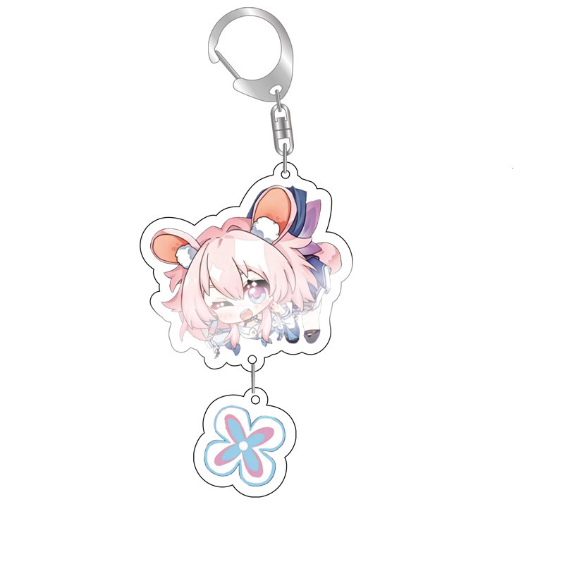 崩壞星穹鐵道愛莉希雅彥卿希露瓦景元白露姬子亞克力鑰匙扣掛飾【單買三件起送】
