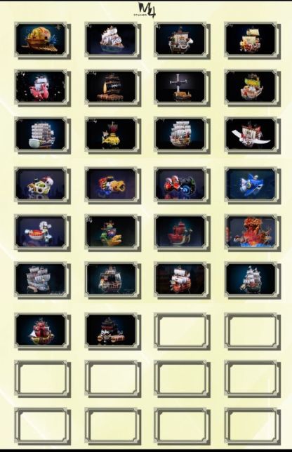 【預購】M4 全員船-系列第二十六彈 黑鬍子海賊船 吉貝克之劍號