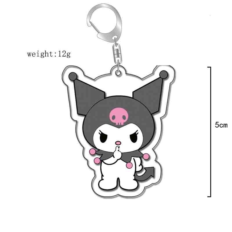 粉色貓咪Sanrio玉狗桂樂美蒂亞克力鑰匙扣掛飾【單買三件起送】