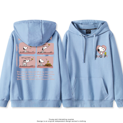 史努比 聯名衛衣2025秋冬新款親子情侶裝連帽衛衣