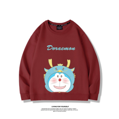 叮噹貓聯名龍年2024親子情侶裝 圓領長袖