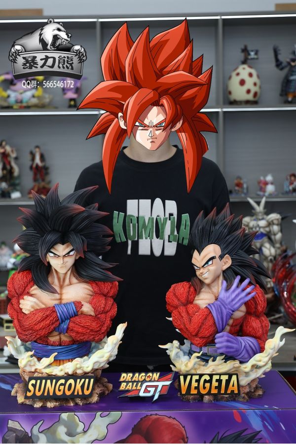 【預購】暴力熊工作室 超四悟空半身像