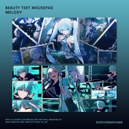 初音未來 主題桌墊 布質滑鼠墊