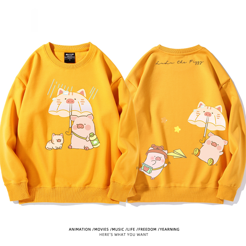 LuLu豬 聯名2024親子情侶裝 圓領長袖