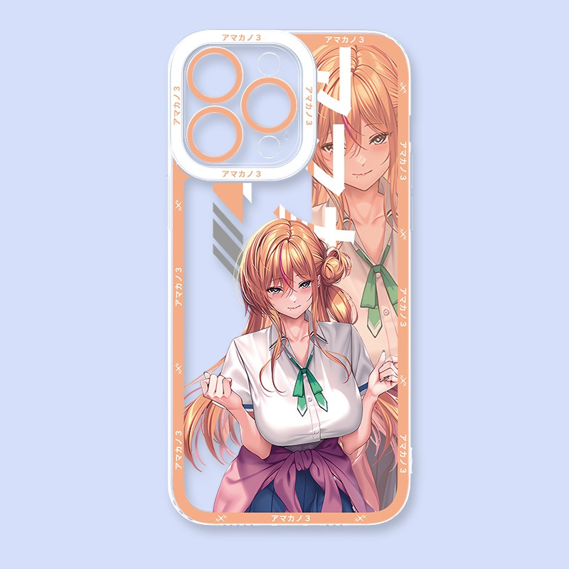 甜蜜女友天使眼透明防摔軟殼