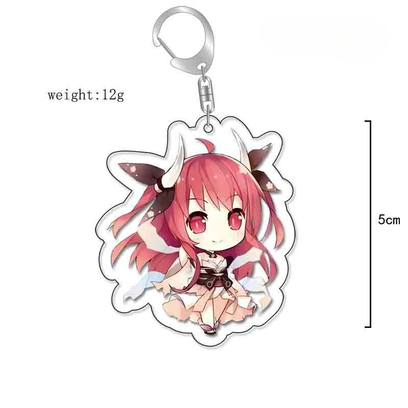 約會大作戰時崎狂三五河琴裏夜刀神天香四糸乃二亞亞力克鑰匙扣 掛飾【單買三件起送】