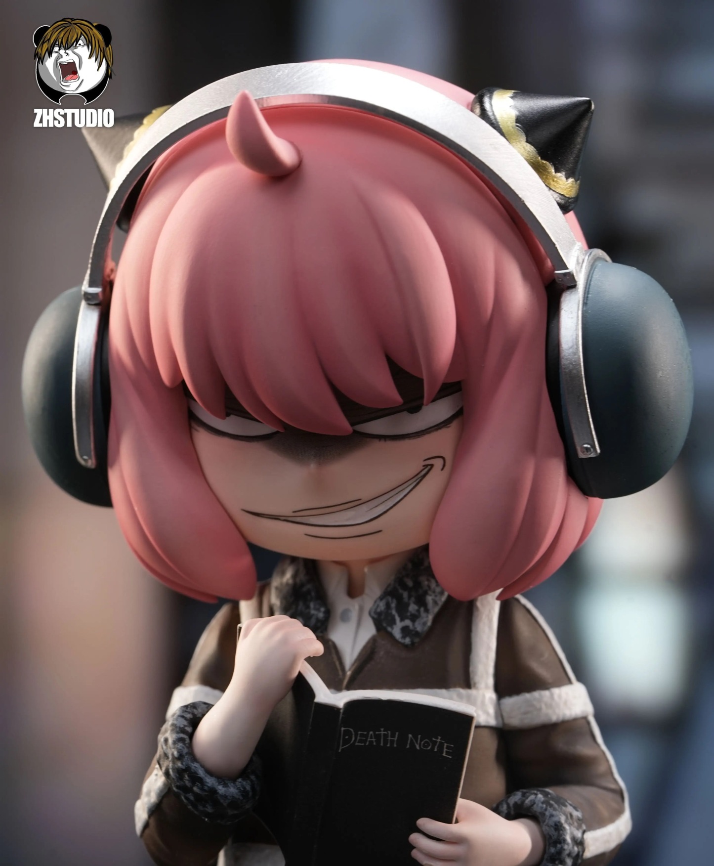 ZH 整活 筆記女孩 夜神安妮亞 雙頭雕 