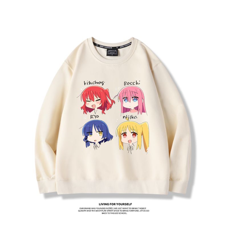 孤獨搖滾2023親子情侶裝 圓領長袖