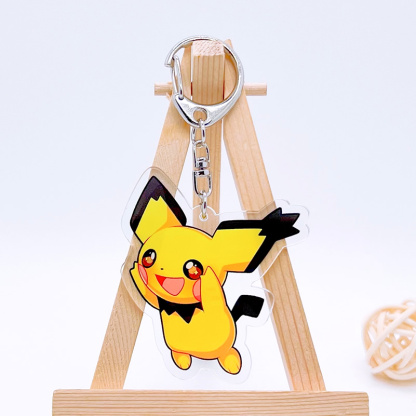 寶可夢繫列 暴萌耿鬼可達鴨超夢亞克力掛件雷丘噴火龍水箭龜掛飾 鑰匙扣