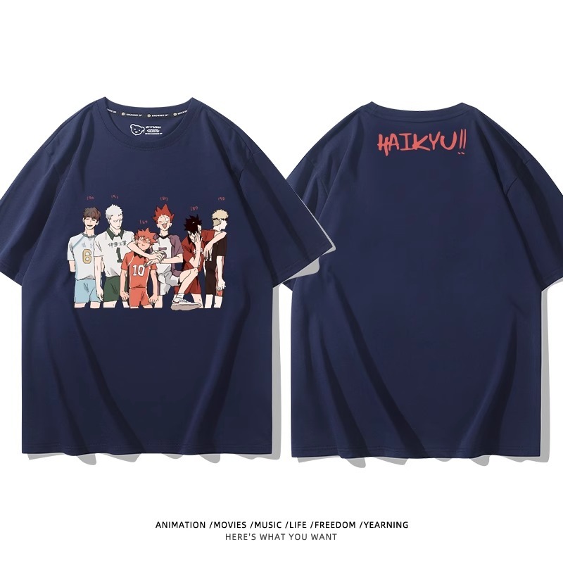 排球少年 2024親子情侶男女同款 純棉T恤