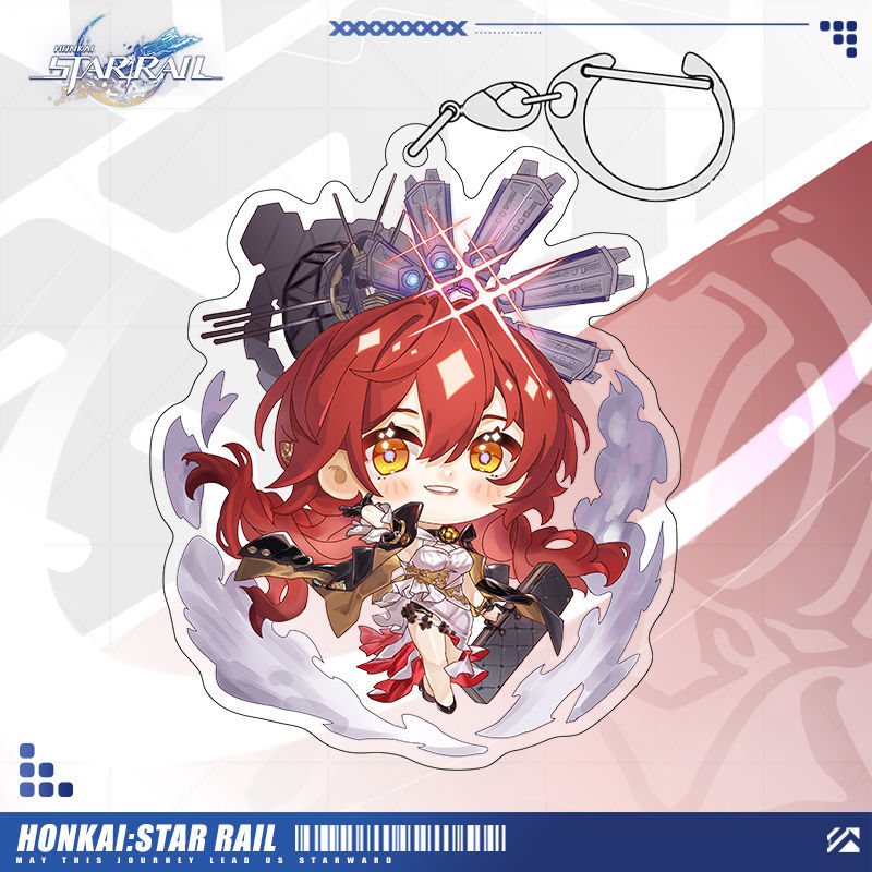 崩壞星穹鐵道愛莉希雅彥卿希露瓦景元白露姬子亞克力鑰匙扣掛飾【單買三件起送】