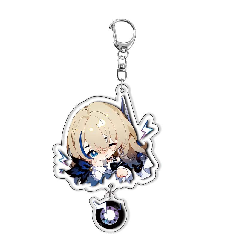 崩壞星穹鐵道愛莉希雅彥卿希露瓦景元白露姬子亞克力鑰匙扣掛飾【單買三件起送】