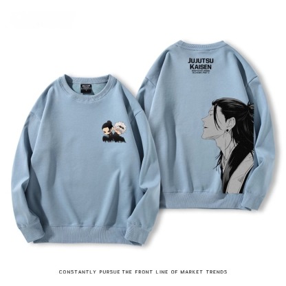 【預售2.25號發貨】鏈鋸人聯名衛衣2024秋冬新款親子情侶裝薄絨款連帽衛衣