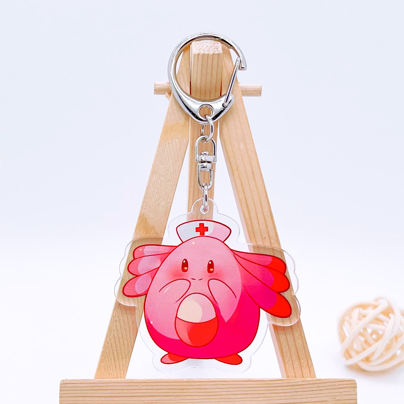 寶可夢繫列 暴萌耿鬼可達鴨超夢亞克力掛件雷丘噴火龍水箭龜掛飾 鑰匙扣