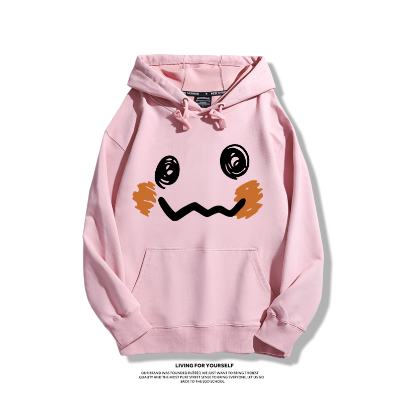 寶可夢謎擬Q聯名衛衣2023秋冬新款親子情侶裝薄絨款連帽衛衣