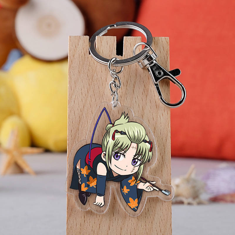 銀魂阪田銀時神樂新八定春神威十四沖田總悟桂伊麗莎白立牌鑰匙扣掛飾【單買三件起送】