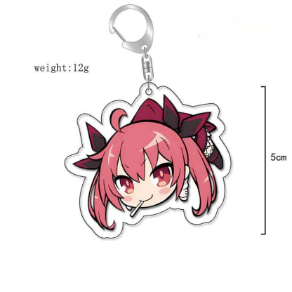 約會大作戰時崎狂三五河琴裏夜刀神天香四糸乃二亞亞力克鑰匙扣 掛飾【單買三件起送】