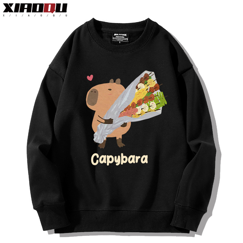 卡皮巴拉 2024親子情侶裝 圓領長袖