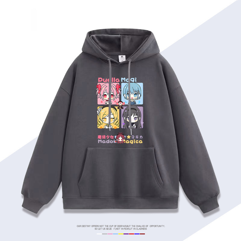 魔法少女小圓新款 親子情侶男女連帽衛衣