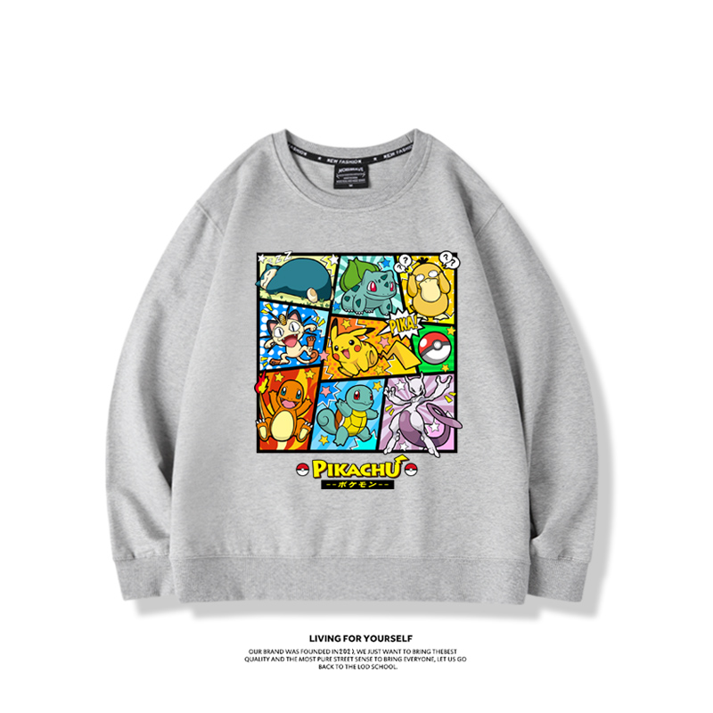 寶可夢2023親子情侶裝 圓領長袖