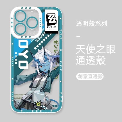 蘋果 系列絕區零天使眼透明防摔軟殼