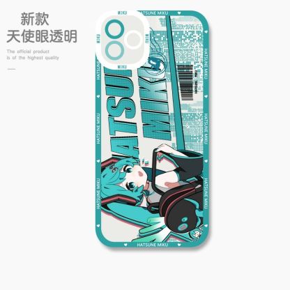 蘋果 系列初音未來天使眼透明防摔軟殼