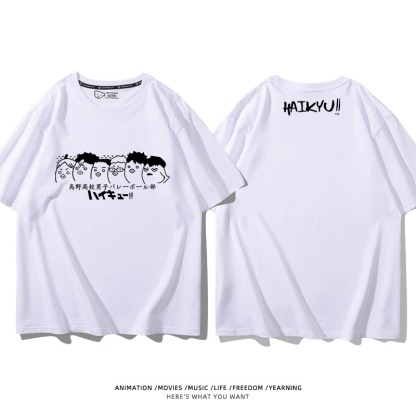 排球少年 2024親子情侶男女同款 純棉T恤