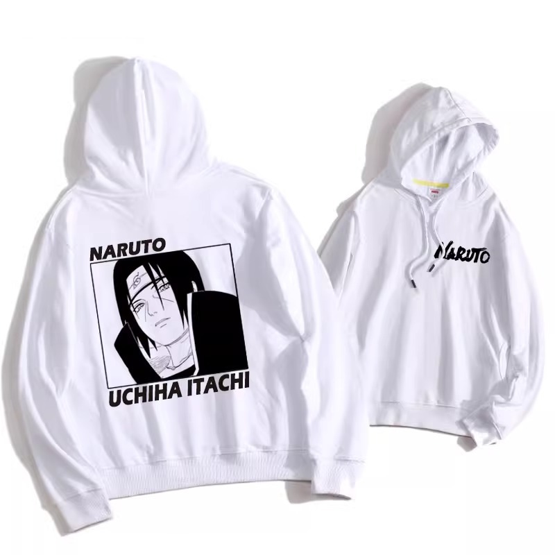 火影忍者聯名衛衣2024秋冬新款親子情侶裝薄絨款連帽衛衣